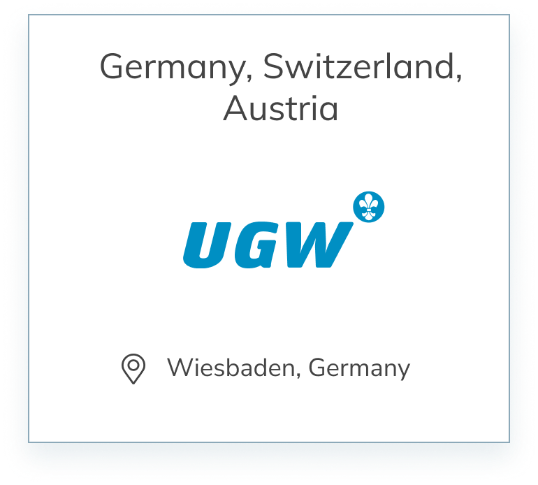 UGW Field Marketing agency, covers the DACH area in Europe.